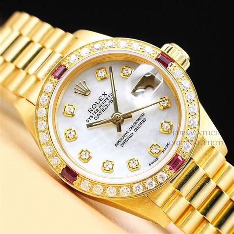 anillo rolex mujer|rolex gold watches for women.